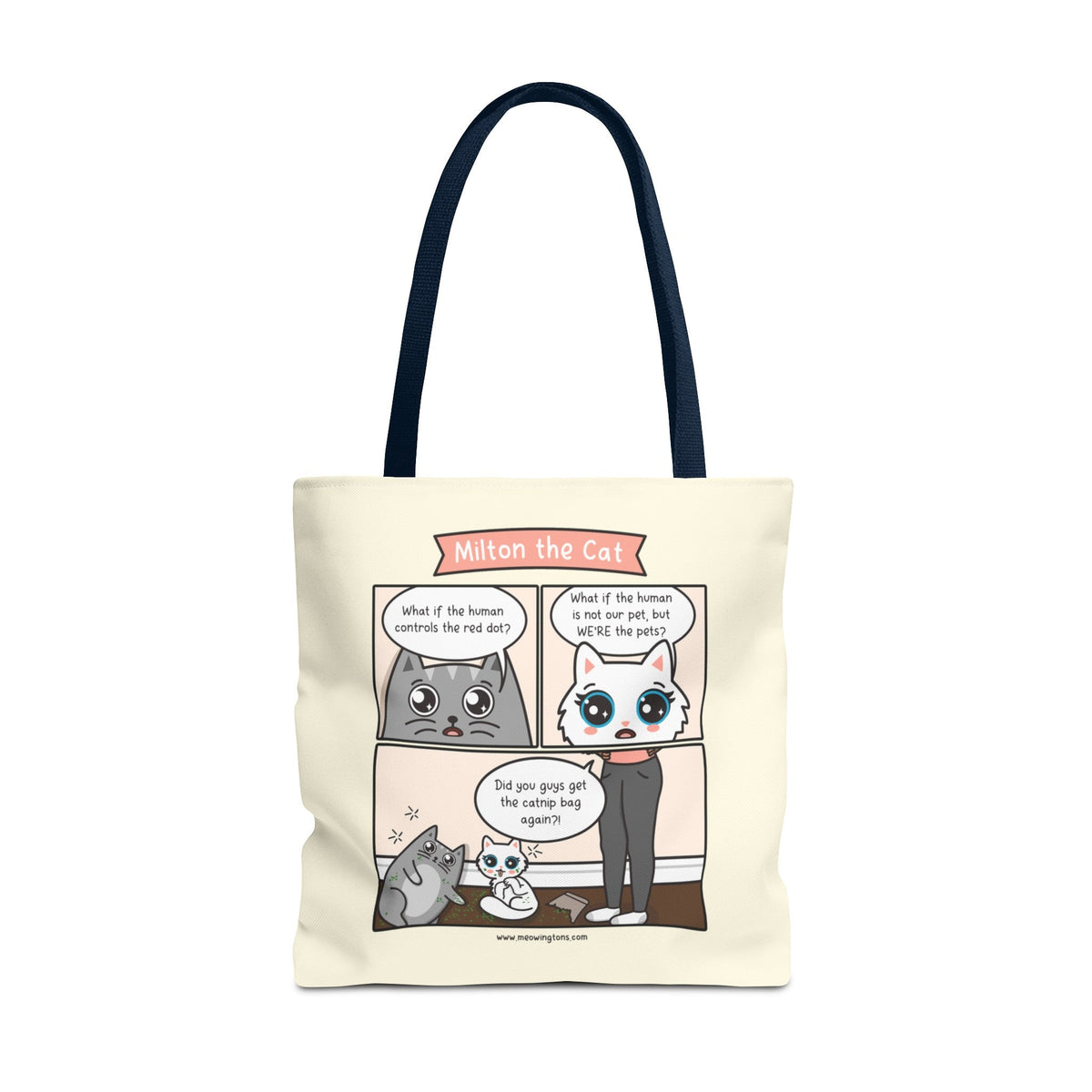 Catnip Trip Comic Tote Bag