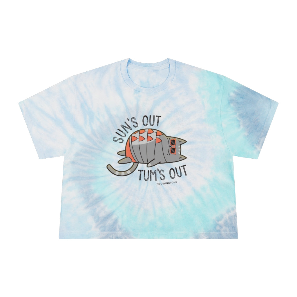 Sun's Out, Tum's Out Tie-Dye Crop Tee