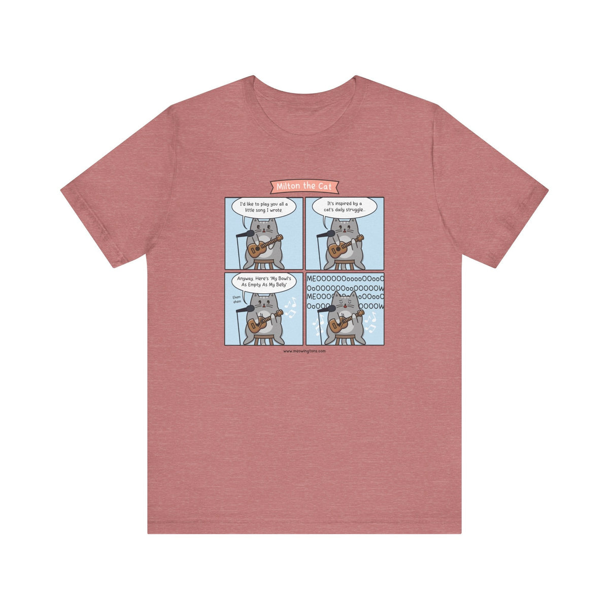 Song of My People Cat Comic T-Shirt