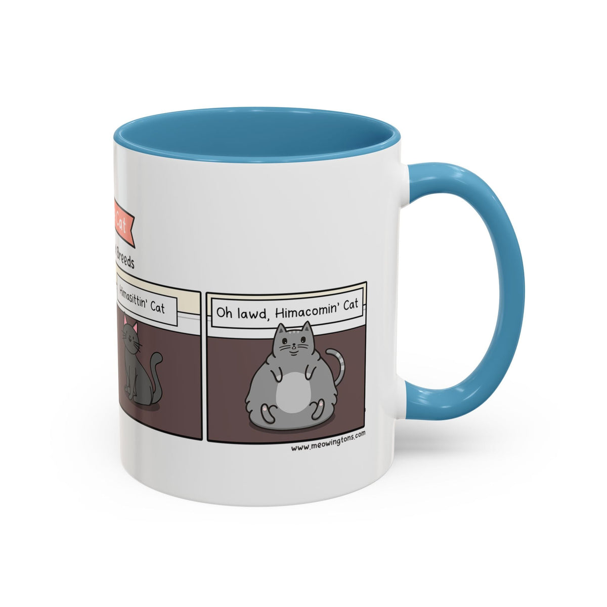 Know Your Cat Breeds Cat Comic Coffee Mug