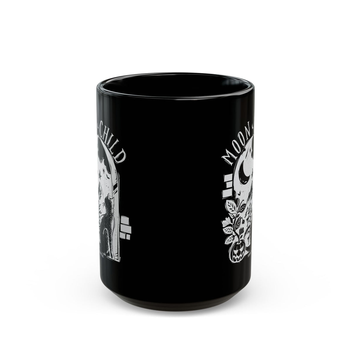 Moon Child Black Cat Mug