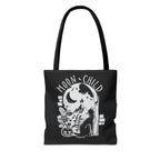Moon Child Halloween Cat Tote Bag