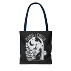 Moon Child Halloween Cat Tote Bag