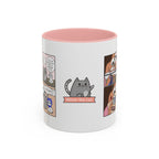 Cat Crochet Comic Coffee Mug