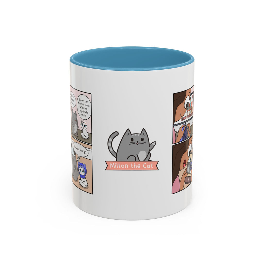 Cat Crochet Comic Coffee Mug
