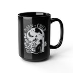 Moon Child Black Cat Mug