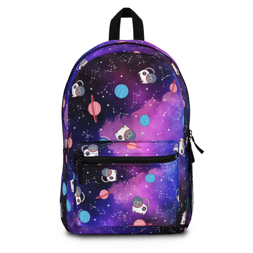 Cosmic Purrple Space Cat Backpack