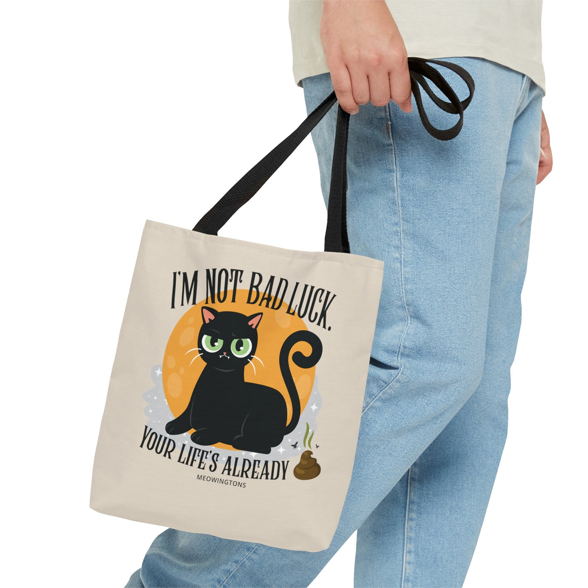 Black Cats Aren’t Bad Luck Tote Bag