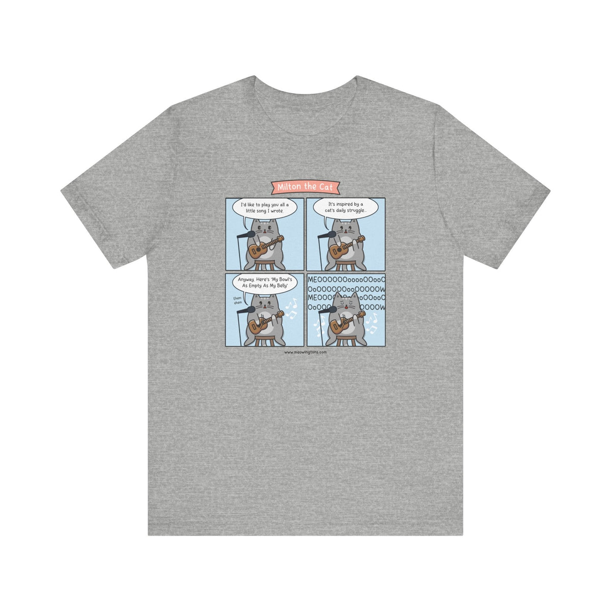 Song of My People Cat Comic T-Shirt