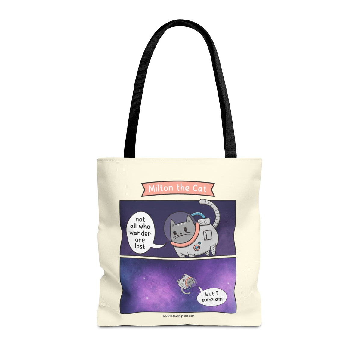 Not All Who Wander Comic Tote Bag