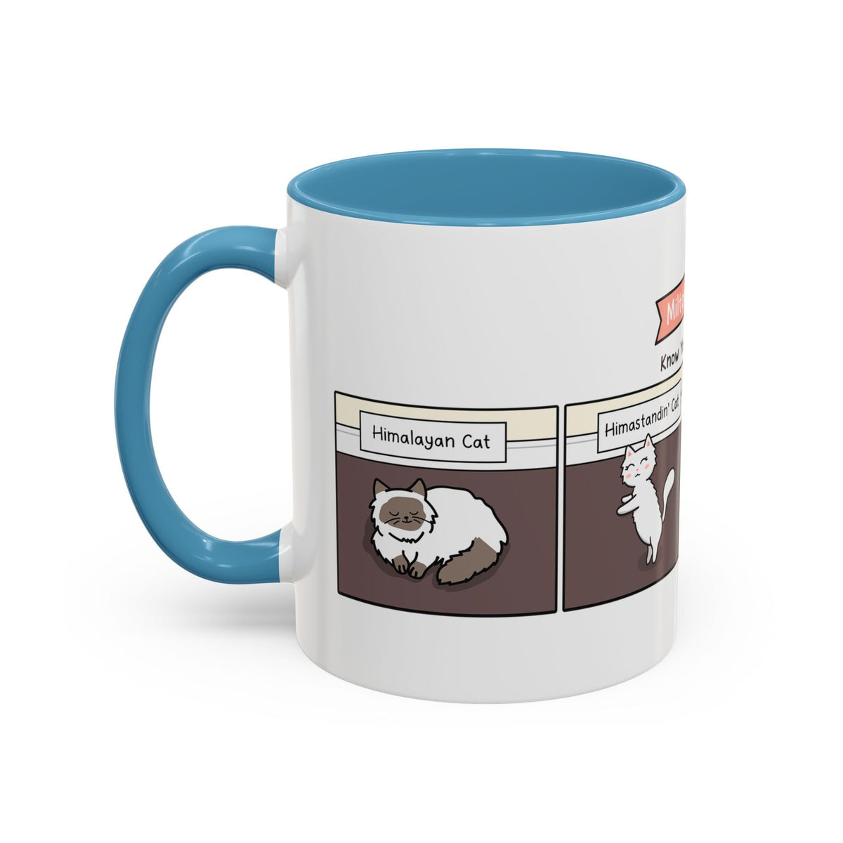 Know Your Cat Breeds Cat Comic Coffee Mug