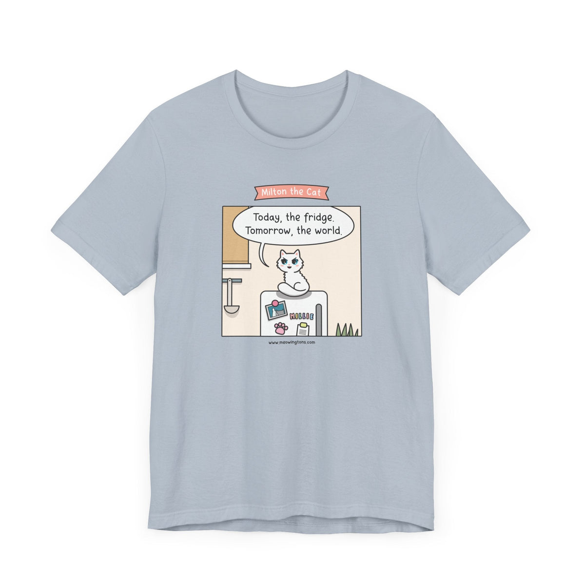 World Domination Cat Comic T-Shirt