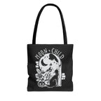 Moon Child Halloween Cat Tote Bag