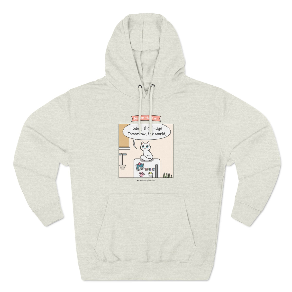 World Domination Cat Comic Hoodie