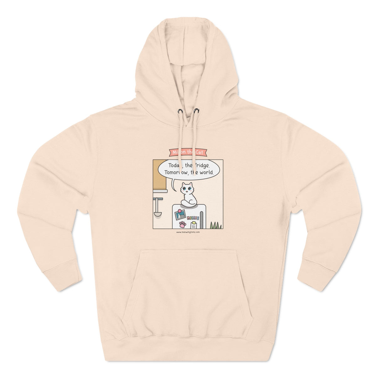 World Domination Cat Comic Hoodie
