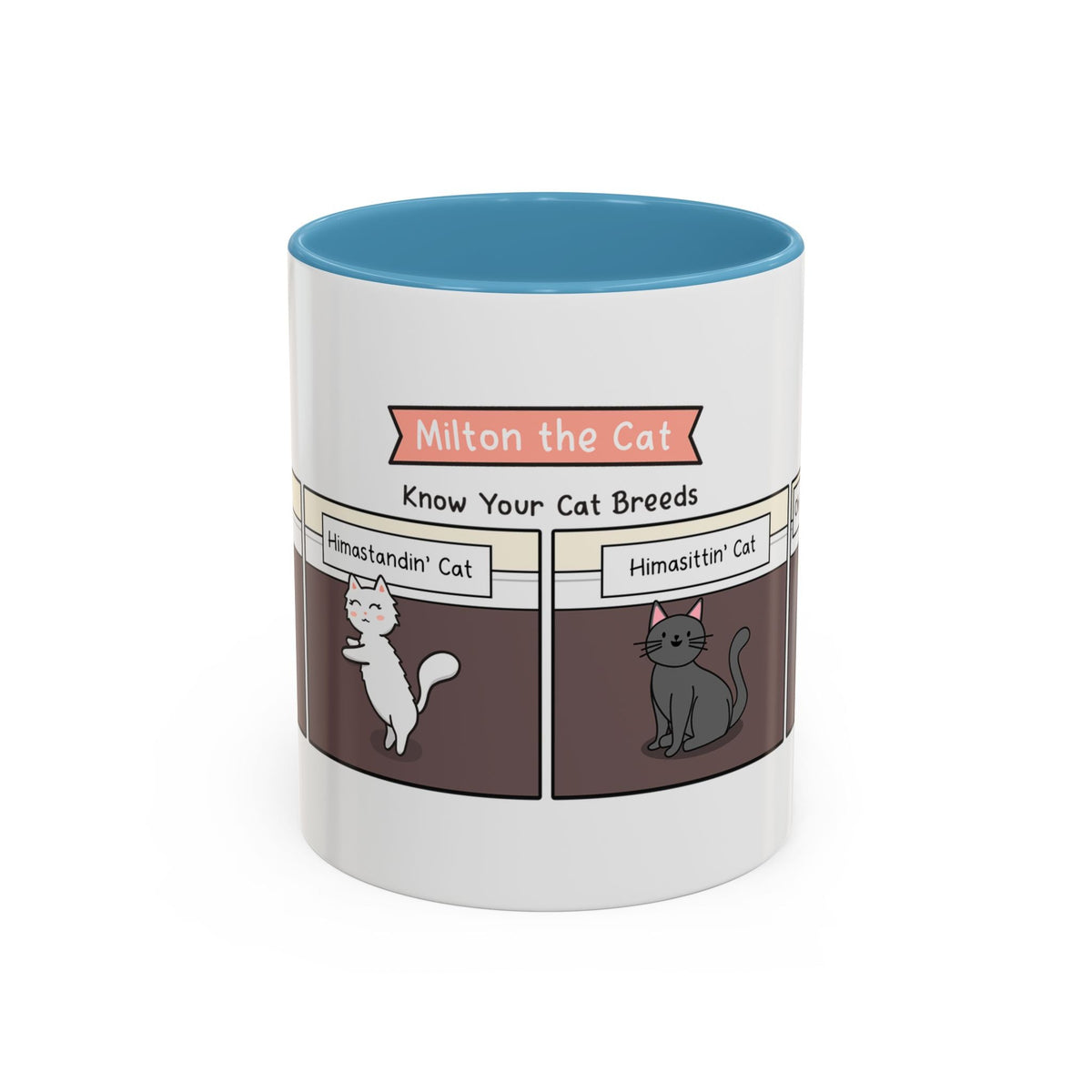 Know Your Cat Breeds Cat Comic Coffee Mug