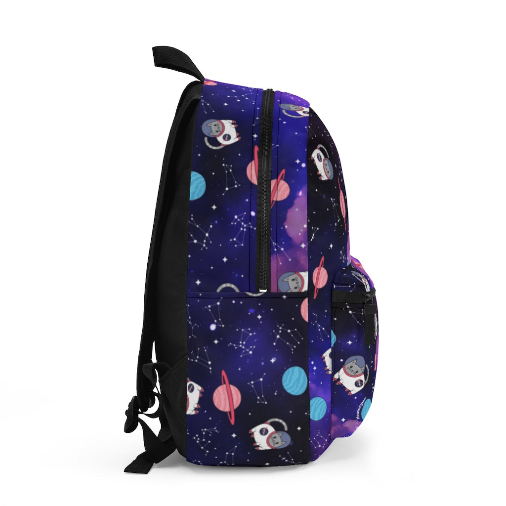 Cosmic Purrple Space Cat Backpack