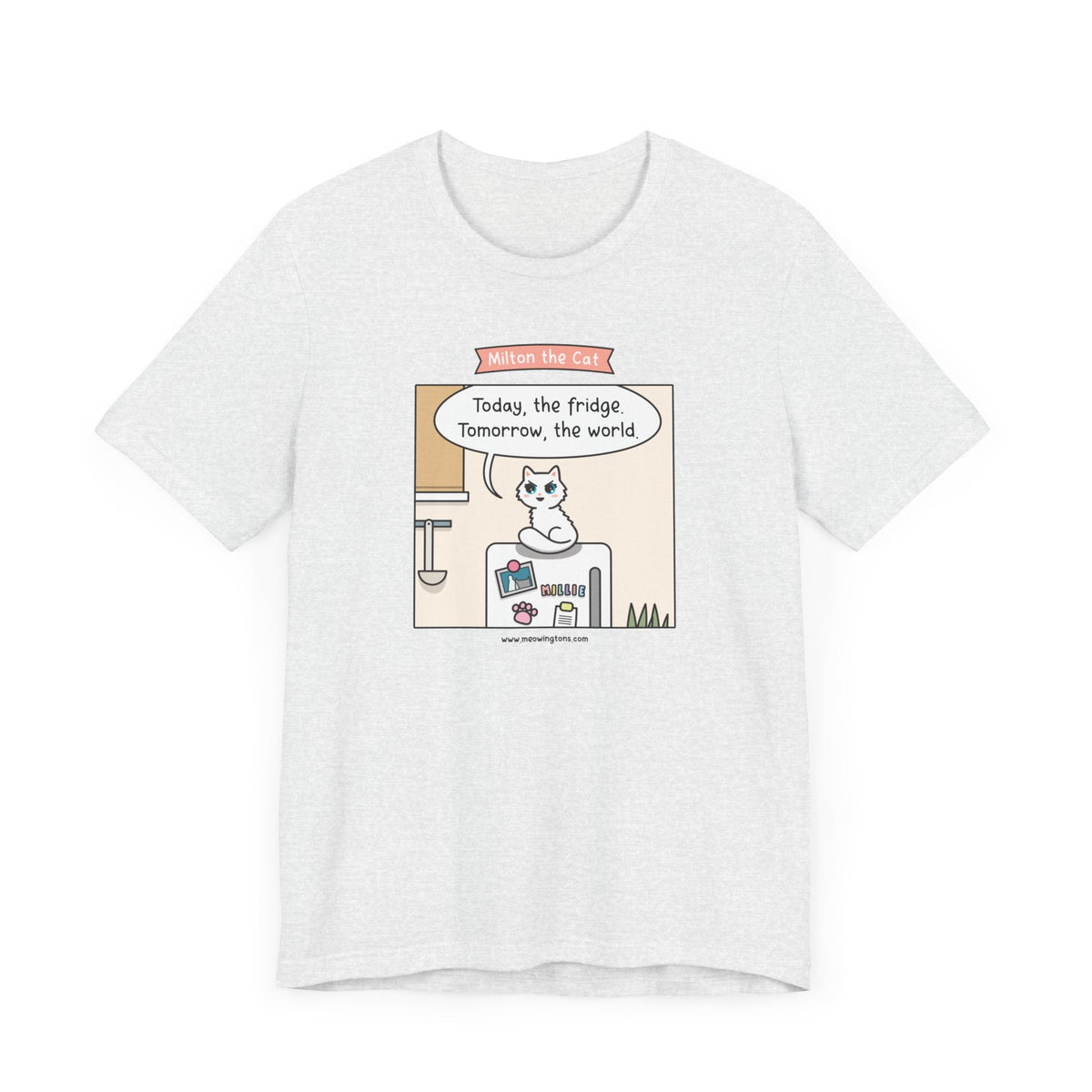 World Domination Cat Comic T-Shirt
