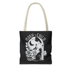 Moon Child Halloween Cat Tote Bag