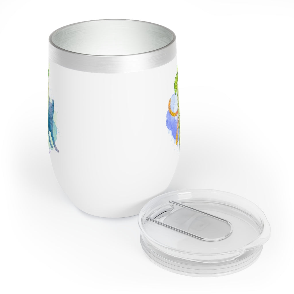 Cats and Cocktails Mojito Wine Tumbler