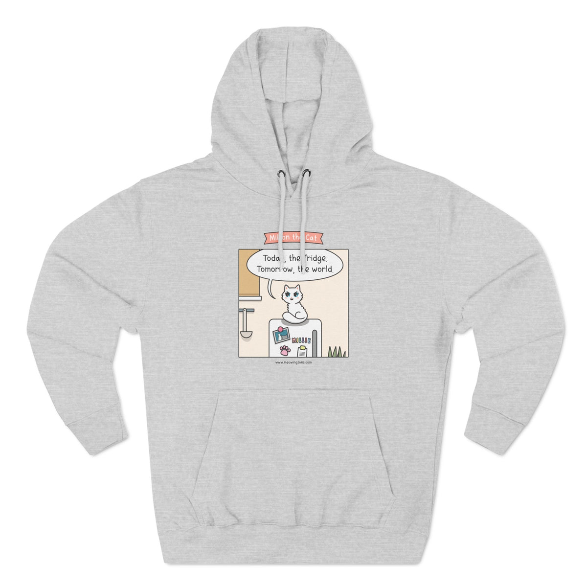 World Domination Cat Comic Hoodie
