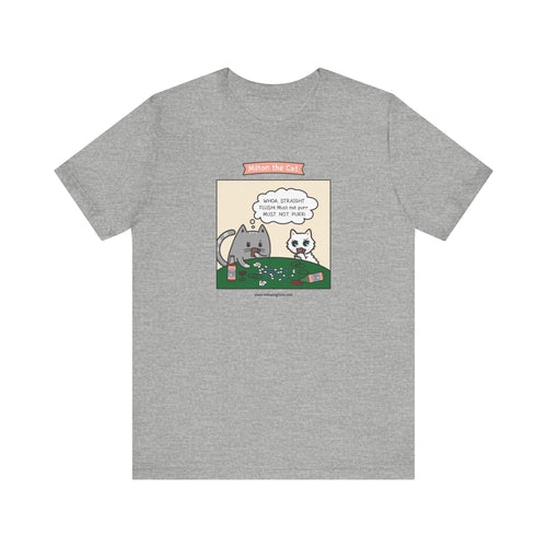 Cat Poker Comic T-Shirt