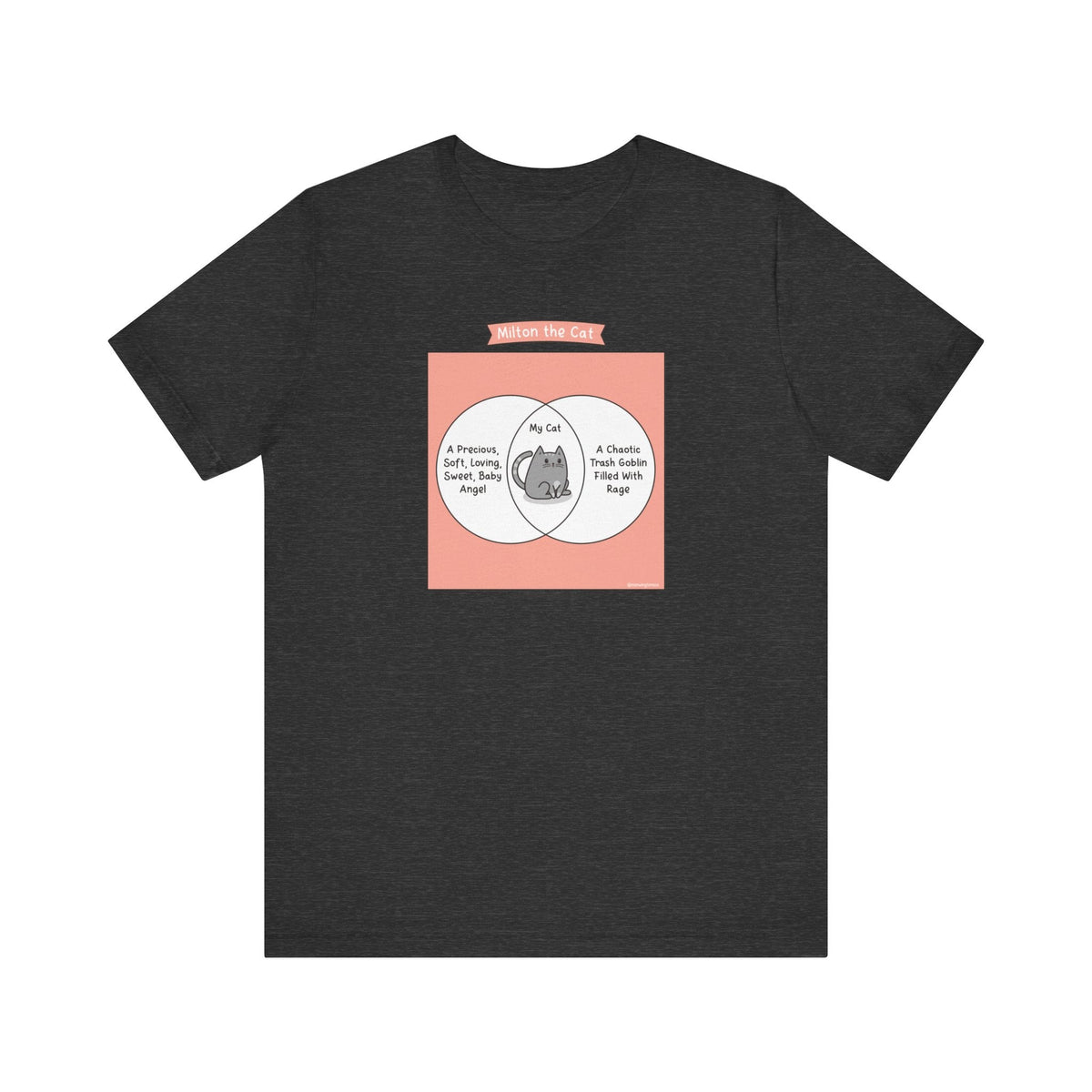 Cat Venn Diagram Comic T-Shirt