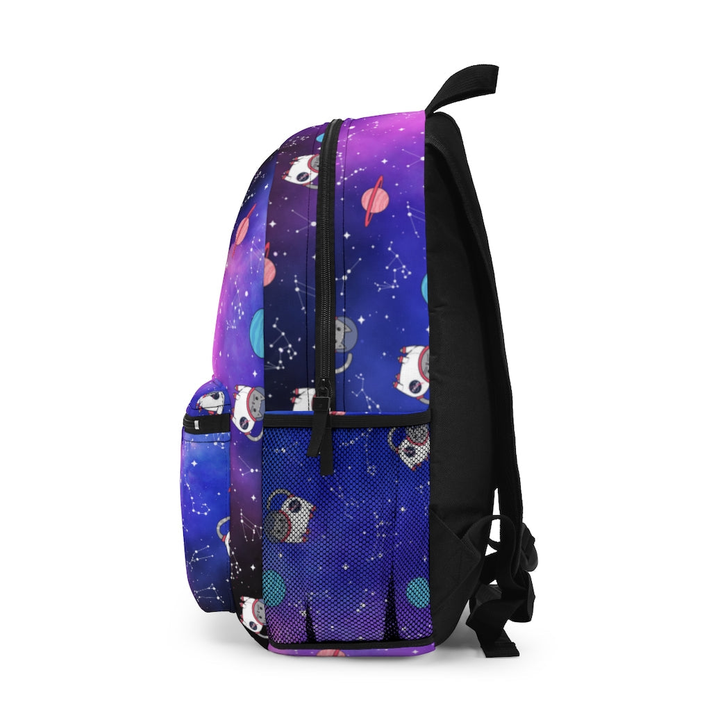 Cosmic Purrple Space Cat Backpack