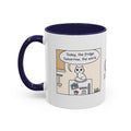 World Domination Cat Comic Mug