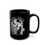 Moon Child Black Cat Mug