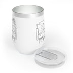 Caturday Chill Wine Tumbler