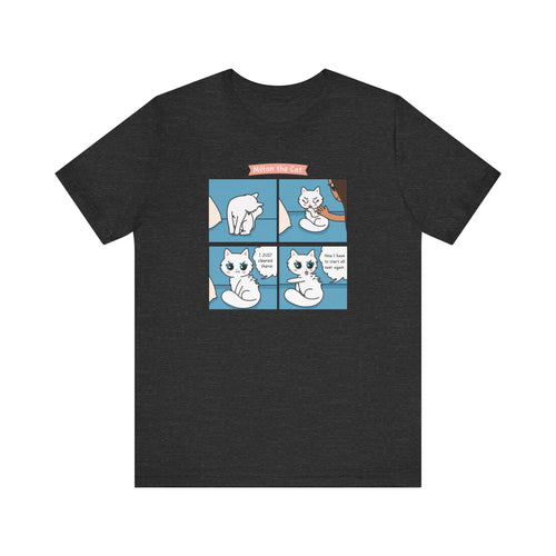 Cat Grooming Comic T-Shirt