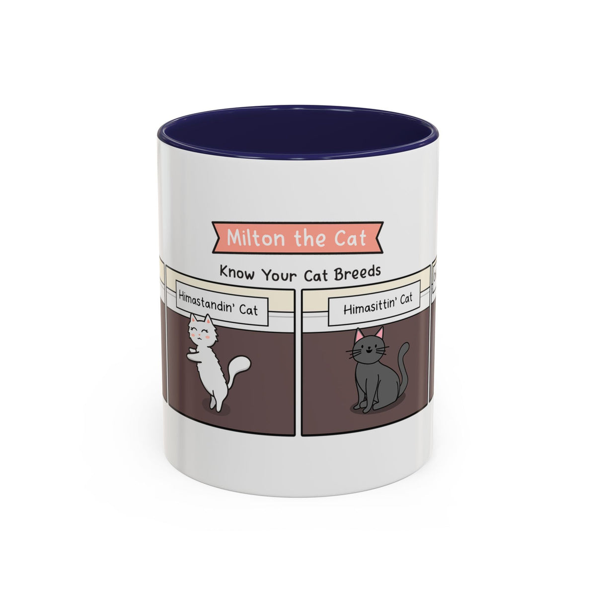 Know Your Cat Breeds Cat Comic Coffee Mug