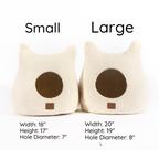 Snow White Wool Cat Cave