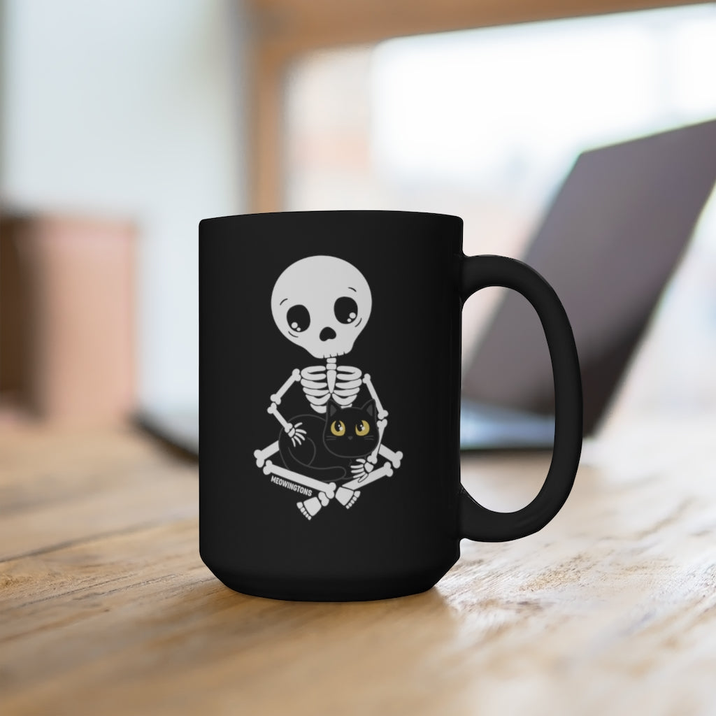 Friends Forever Black Cat Mug