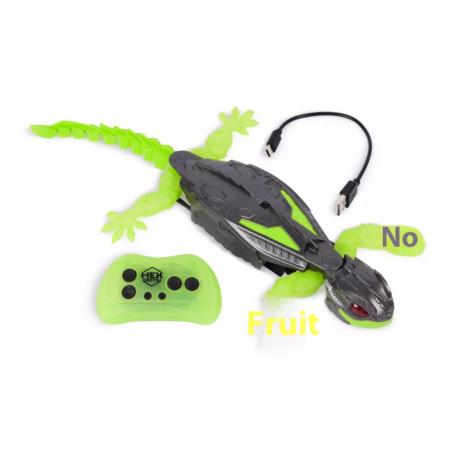 Wall Crawler Gecko, Rechargeable Remote Control Robot Kids Toys, Climbs up Walls