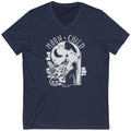 Moon Child V-Neck Cat T-Shirt